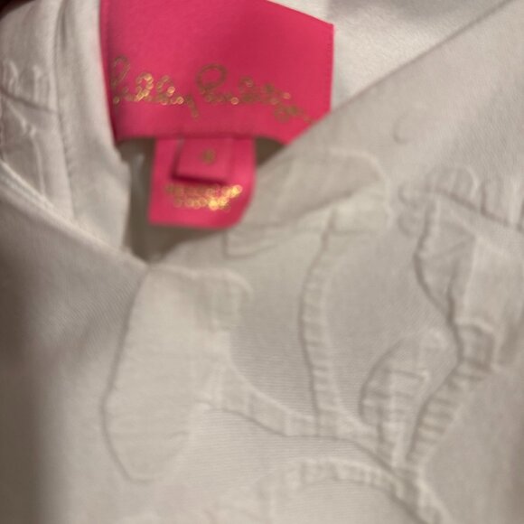 Lilly Pulitzer size 4 White Dress - Picture 2 of 3